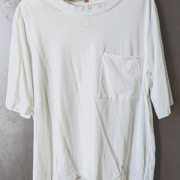 lunya Tops - GUC XS white Lunya organic pima pocket tee